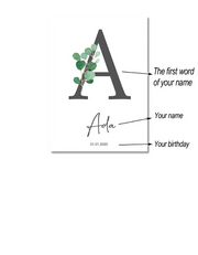 Custom name brithday